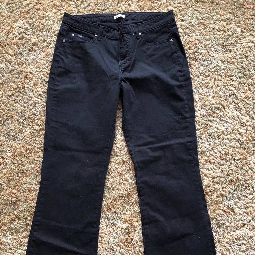 Lee black boot cut jeans